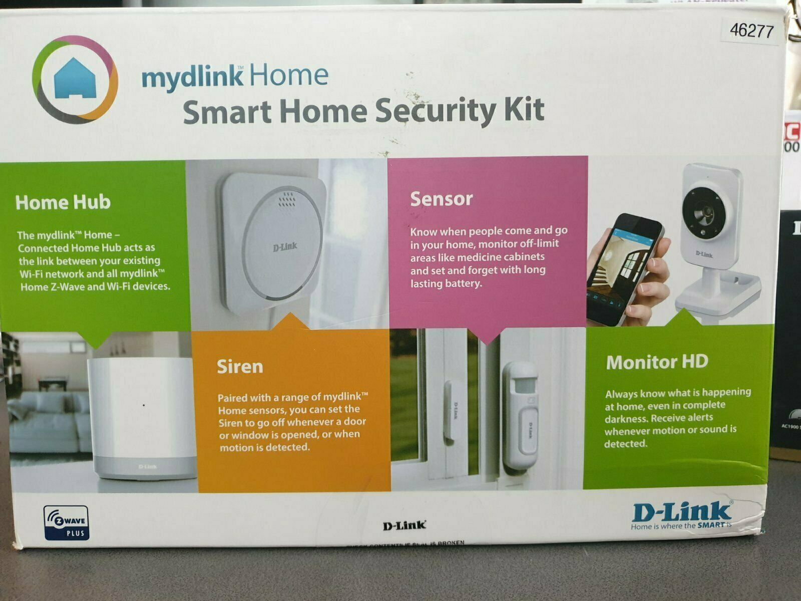 Preview: D-Link Smart Home Security Kit, Set (DCH-107KT/E) weiß