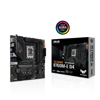 ASUS TUF GAMING B760M-E D4, mATX, Intel LGA1700 , DDR4