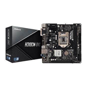 ASRock H310CM-DVS So.1151v2 Dual Channel DDR4 mATX Mainboard