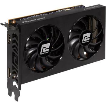 4GB  GDDR6 PowerColor Radeon RX 6500 XT Fighter Aktiv PCIe 4.0 x16 (x4) Grafikkarte