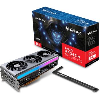 24GB Sapphire Radeon RX 7900 XTX Nitro+ Vapor-X Aktiv PCIe 4.0 x16 Grafikkarte