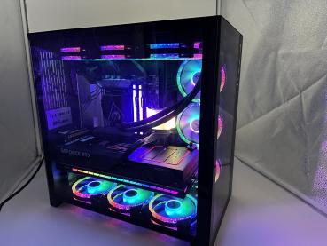 Neuer High-End Gaming PC mit Intel Core i9-14900KF , Nvidia GeForce RTX 5080 16GB Ram , Lian Li O11 Dynamic Gehäuse , MSI 360mm Wasserkühlung, 32GB RGB Ram , Windows 11 Professional , 2 Jahre Garantie