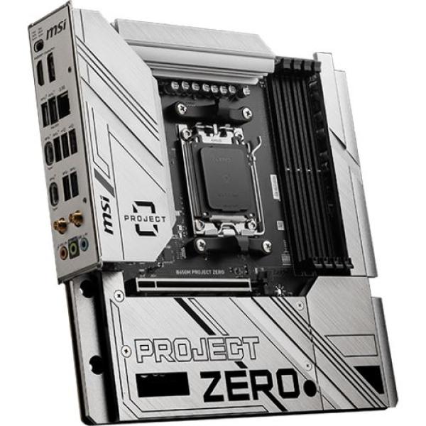 MSI Project Zero AMD B650 Sockel AM5 DDR5 RAM mATX Mainboard